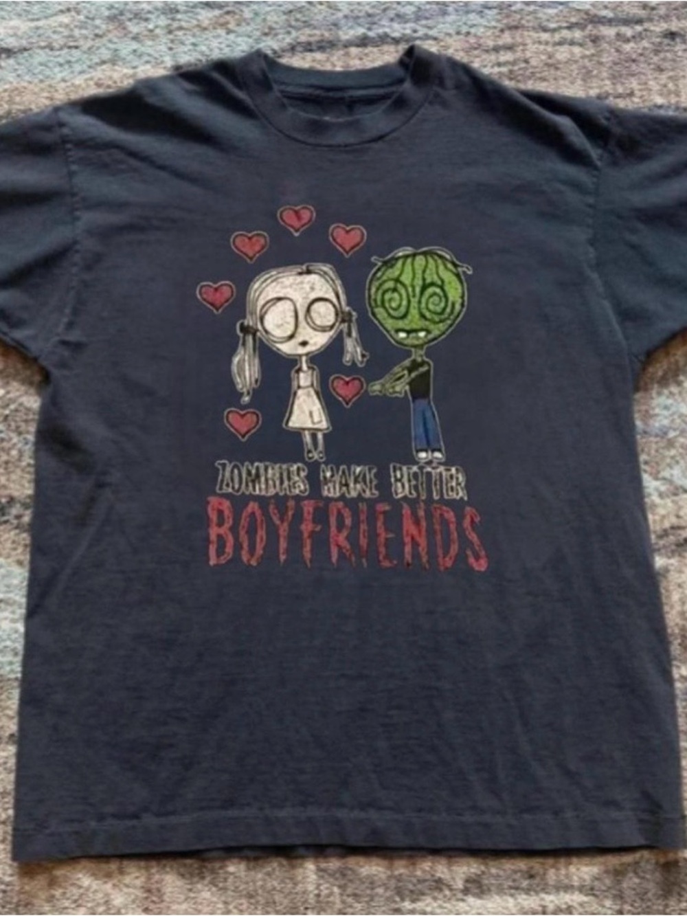 🚫🚫SOLD🚫🚫 Emo Scene Zombies Make Better Boyfriends Gothic Graphic T Shirt Size M